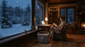 A dependable power station for whole house backup keeping the lights on during a winter storm