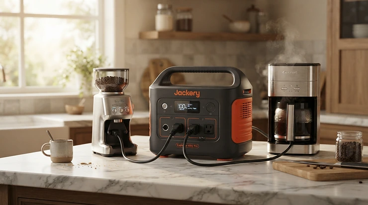 A reliable power station for growing power needs running kitchen appliances during a family meal prep