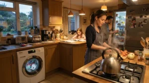 A whole house power station system safely running multiple heavy household load capacity appliances at once